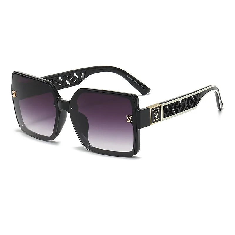 Luxury Stylish Brand Sunglasses for Women and Men Oversize Square Designer Sun Glasses Ladies Fashion Trend Eyewear UV400