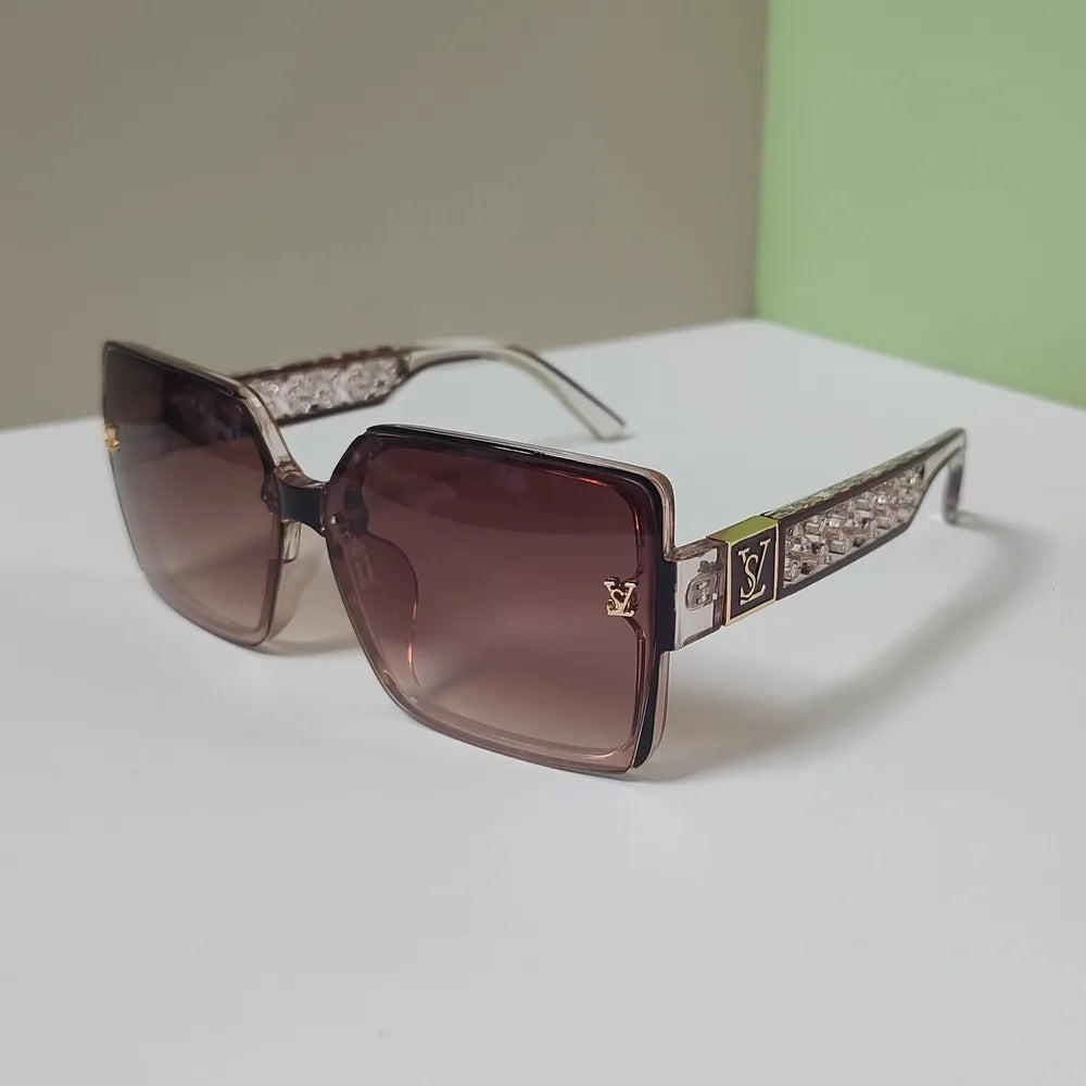 Luxury Stylish Brand Sunglasses for Women and Men Oversize Square Designer Sun Glasses Ladies Fashion Trend Eyewear UV400