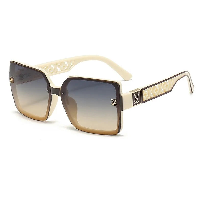 Luxury Stylish Brand Sunglasses for Women and Men Oversize Square Designer Sun Glasses Ladies Fashion Trend Eyewear UV400