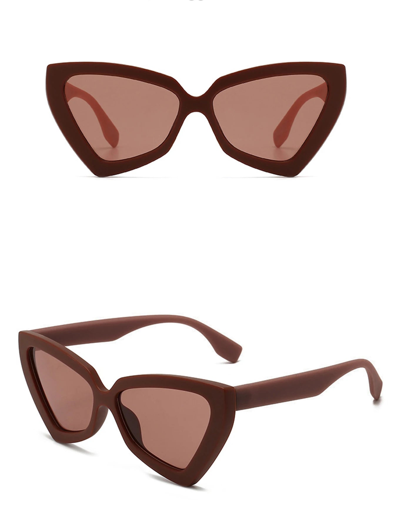 New Triangle Polygon Sunglasses Women Men Vintage Glasses Retro Cat Eye Sun Glasses Female Male Eyewear Eye Glasses for Summer